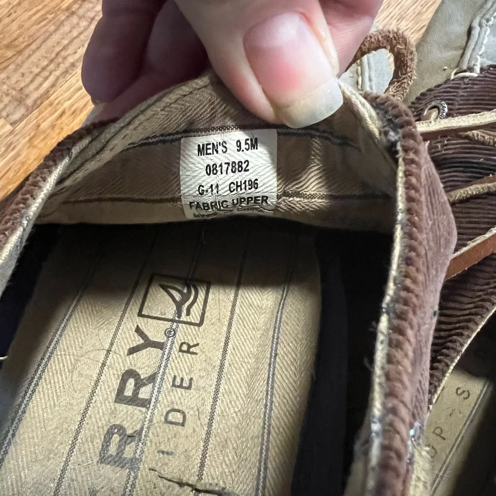 Sperry Men's Tan and Brown Boat Shoes‎